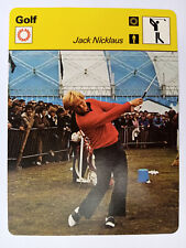1980 Jack Nicklaus Rarest Card 16265 120-15 French Card Sportscaster Golfing picture