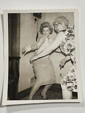 2 Older Women Dancing The Twist B&W 3x4 Cuckoo Clock Early 1960s Photo  picture