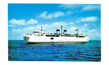 Vacationland Ferry Boat St Ignace Mackinaw City MI Postcard c1950s picture