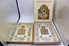 Arthur Szyk Jeweled Metal Cover Haggadah (Lot of 2) picture