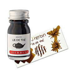 J. Herbin Fountain Pen Ink - Lie de thé (Brown Tea) - 10ml - H115-44 picture