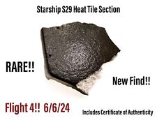 SpaceX Starship S29 Flight 4 MEGA RARE Thermal Heat Tile Section NEW FIND 6/6/24 picture