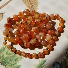 Vintage Agate/Carnelian Beads Necklace picture