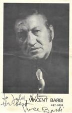 Tough Guy Character Actor VINCENT BARBI Signed Image - THE BLOB - ASTRO-ZOMBIES picture