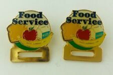Food Service Lunch Lady Lapel Hat Pin Qty 2 picture
