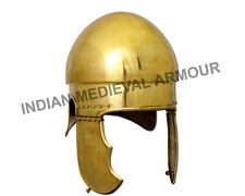 Samnite Brass helmet Greek Age helmet in 18G Brass for Larp reenactment Cosplay  picture