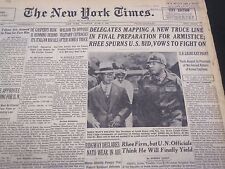 1953 JUNE 9 NEW YORK TIMES - RHEE VOWS TO FIGHT ON - NT 4443 picture