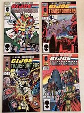 G.I. Joe and the Transformers #1-4 Newsstand Complete Marvel Comics Set 1987 picture