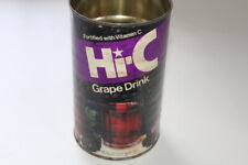 Vintage Paper Label Advertising 46 Oz. Tin Ca Original HI-C Grape Drink - 1 picture