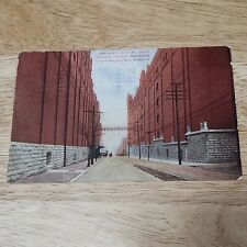 Vintage Anheuser-Busch St. Louis Between Stockhouses 8&10 Posted Postcard picture