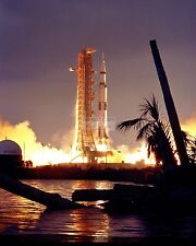 LAUNCH OF APOLLO 14 SATURN V ROCKET TO THE MOON - 8X10 NASA PHOTO (EP-430) picture