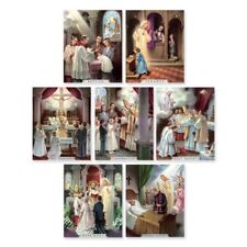 Seven Sacraments Poster, 8x10 Inch Size, 7 Total Posters Included picture