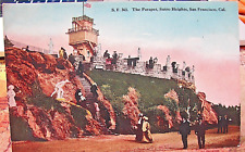 San Francisco Cal. The Parapet , Sutro Heights PC==Un-Posted Card picture
