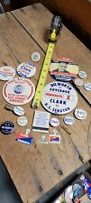 OLD VINTAGE PA SENATOR GOVERNOR DILWORTH CLARK MIXED POLITICAL PIN BUTTON LOT picture