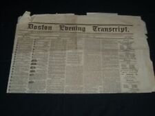 1866 MARCH 7 BOSTON EVENING TRANSCRIPT NEWSPAPER - THE TRIAL OF GEE - NP 4176 picture