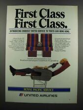 1983 United Airlines Ad - First Class First Class picture