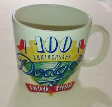 Vintage 1990 LA Dodgers 100th Anniversary Coffee Mug - No Chips or Cracks picture