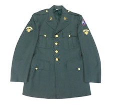US 3rd Army Coat 40 R Air Defense Artillery Green 44 Wool '60 Uniform Jacket picture
