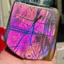 422g Amazing Natural Purple Labradorite Quartz Crystal Specimen Healing picture