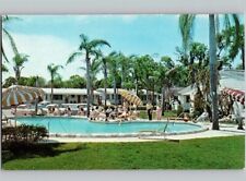 c1960 Cocoanut Grove Motel St. Petersburg Florida FL Swimming Pool Postcard picture