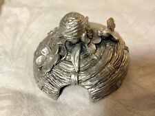 Etain Zinn Seagull Canada Pewter 1994  Bee Jelly Condiment Lid picture