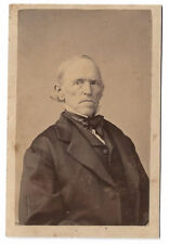 1860s CDV Photo Older Man Born Early 19th Century - Fred. Heath Grand Rapids MI picture
