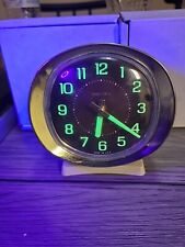 Vintage 1970s Westclox BIG BEN DELUXE Keywound Alarm Clock - Glows in dark picture