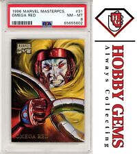 OMEGA RED PSA 8 1996 Marvel Masterpieces #31 picture