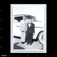 Vintage Photo BOYS BY CLASSIC CAR picture