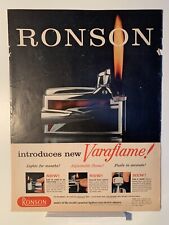 1958 Ronson Varaflame - Corby's Reserve Blended Whiskey - Magazine Ad  picture