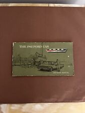 Vintage 1961 Ford Car Owners Manual /Complete Used picture