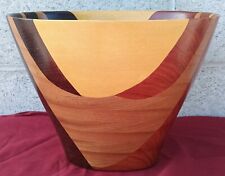 Peter Petrochko 2007 Draped Tent Series Bowl 4 different Woods see description picture