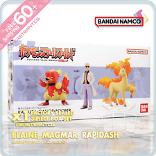 FIGURE Pokémon Scale World Blaine Magmar Rapidash – New Box Set 🇺🇸 Open Box picture