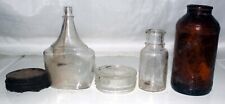 Vintage Pre-1930's Apothecary Bottle Lot LOOK picture