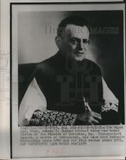 1954 Press Photo Right Rev Msgr Jerome D Hannan Named Bishop of the Diocese picture