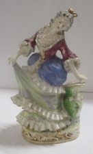 Vintage Royal Porcelain Lace Victorian Woman Figurine Wales Made in Japan picture