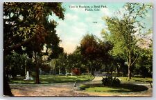 Pueblo CO-Colorado, Roselawn Burial Park, Cemetery, Antique, Vintage Postcard picture