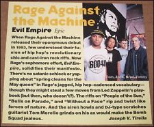 1996 Rage Against the Machine Evil Empire Album VIBE Clipping 4x4.25 Tom Morello picture