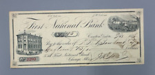 1888 CANTON DAKOTA First National Bank CHECK picture