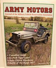 ARMY MOTORS SUPPLY LINE Military Preservation Association Number 163 magazine picture