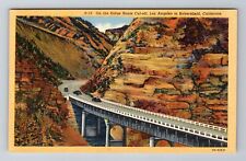 Bakersfield CA-California, On The Ridge Route Cut-off, Antique Vintage Postcard picture