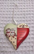 Heart Shaped Christmas Friendship Ornament picture