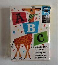 Vtg Sealed New 1959 Copyright A B C Educational Deck Cards Ed-U-Cards USA Spell picture