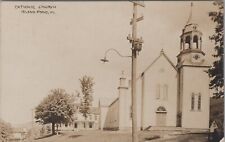 Catholic Church Island Pond Vermont 1915 RPPC Photo Postcard picture