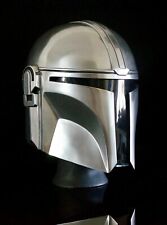 20 Guage iron Steel Medieval Star Wars Boba Fatt Mandalorian Helmet picture