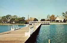 Public Landing Waterfront Resort Pier near Snow Hill Maryland MD - Postcard picture
