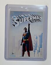 Superman The Movie Limited Edition Artist Signed Trading Card 5/10 picture