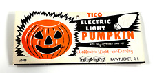 MEGA RARE Tico Toys Halloween Electric Light Pumpkin Package header picture