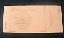President Jimmy Rosalynn Carter Inaugural Ball Ticket 1977 Inauguration Party picture