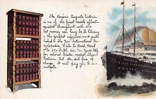 Ship SS Kaiserin Augusta Victoria Later RMS Empress of Scotland Vtg Postcard C32 picture